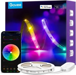 CABLE DE LUCES GOVEE RGBIC BASIC WIFI BLUETOOTH LED STRIP LIGHTS H618A imagen principal