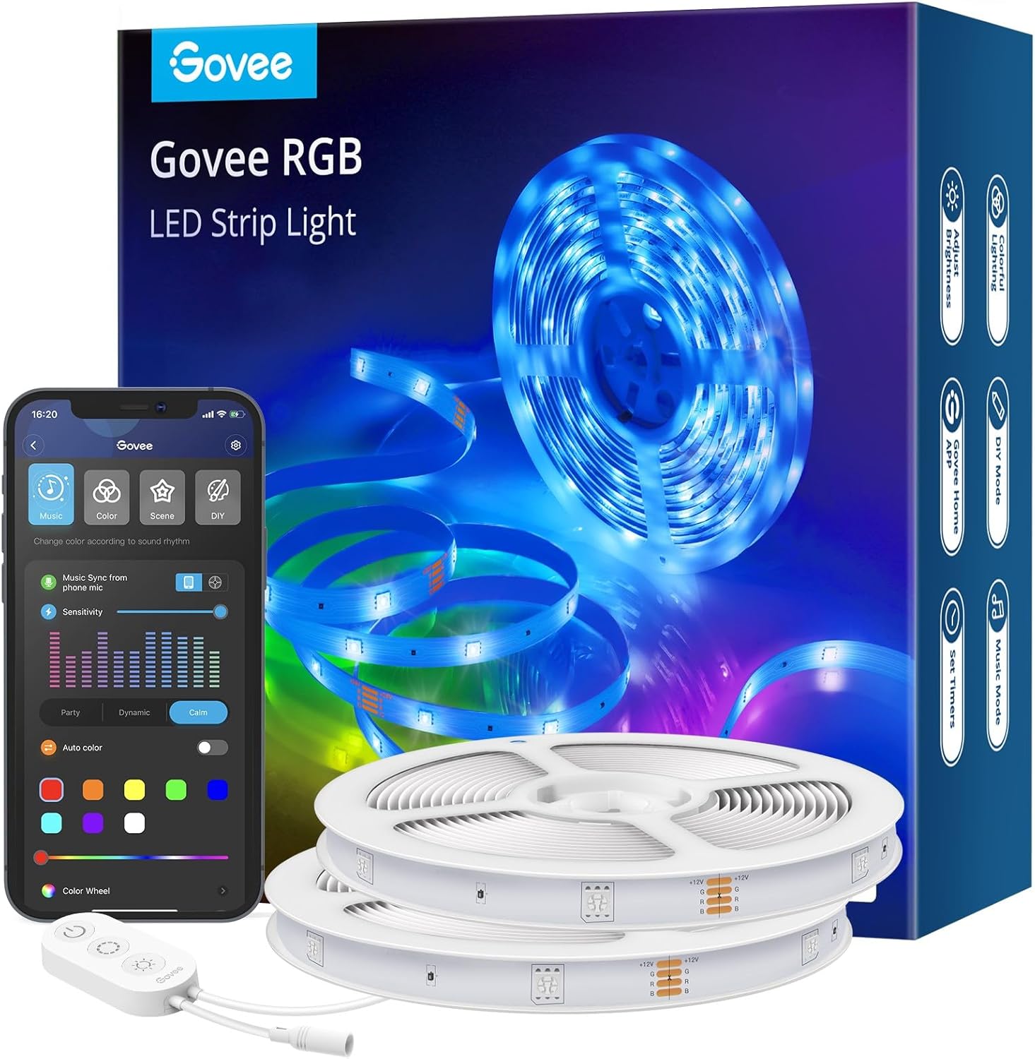 LUCES GOVEE H6110 WIFI RGB 5M X2 1 LUCES GOVEE H6110 WIFI RGB 5M X2 imagen principal