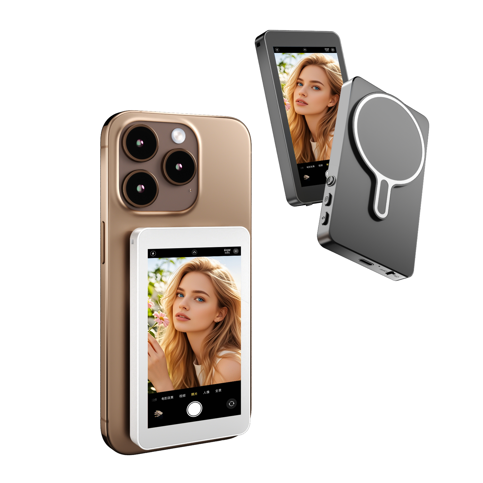 Magnetic Selfie Screen. RK-40A Ultra 2 Magnetic Selfie Screen. RK-40A Ultra - Imagen 2