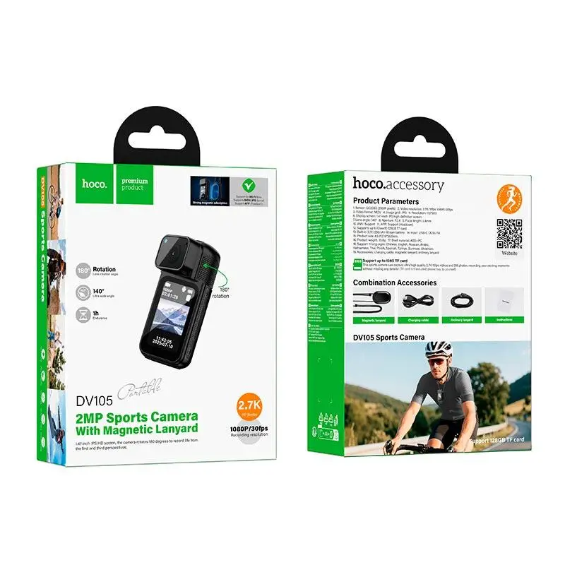 CAMARA DEPORTIVA HOCO DV105 1080/30fps