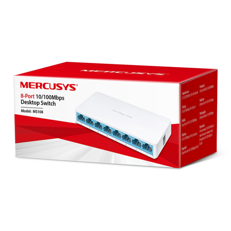 MERCUSYS MS108G / SWITCH GIGABIT DE 8 PUERTOS imagen principal