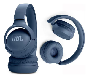 Audífonos Inalámbricos JBL Tune 520BT Azul – Bluetooth con Sonido Pure Bass y Batería de Larga