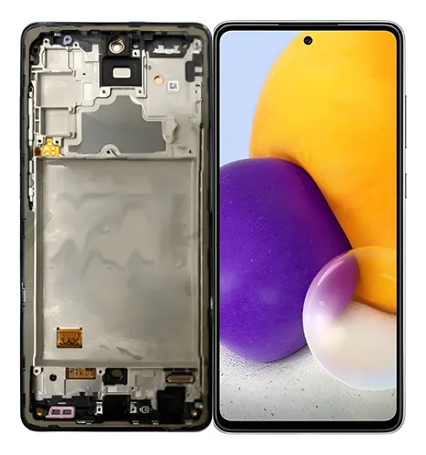 Pantalla Samsung Galaxy A72 Con Marco Negro – Incluye Instalación imagen principal