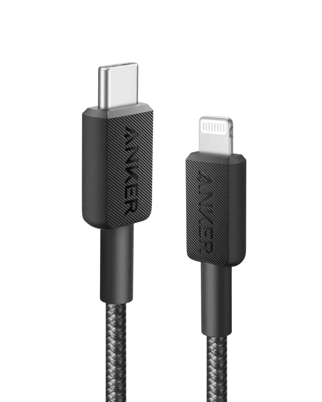 Anker Cable Conector 322 USB-C a Lightning - Trenzado de 6 Pies, black 1 Anker Cable Conector 322 USB-C a Lightning - Trenzado de 6 Pies, black