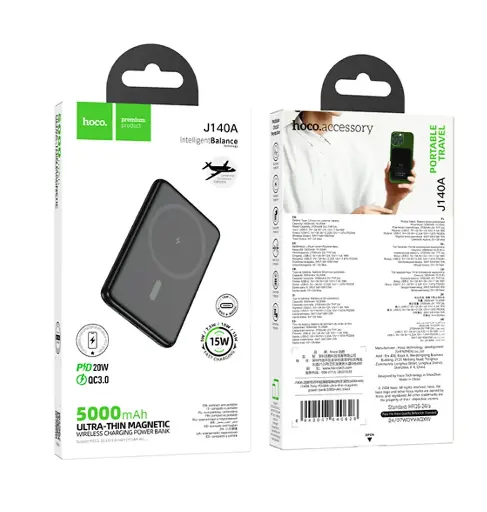 BATTERYPACK MAGSAFE HOCO J140A 5000MAH INALAMBRICO