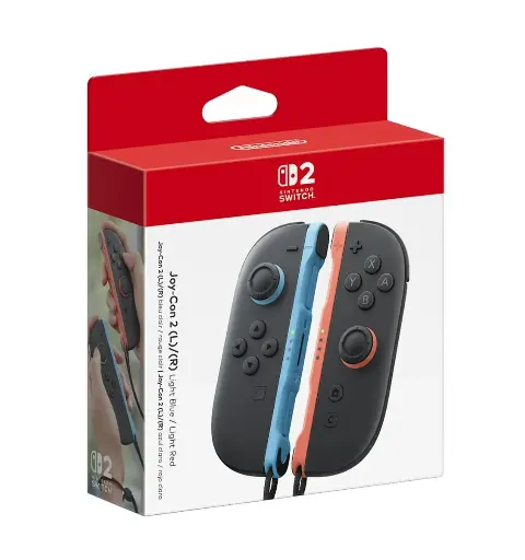 Nintendo Switch 2 Joy-Con 2 L/R – Light Blue Light Red