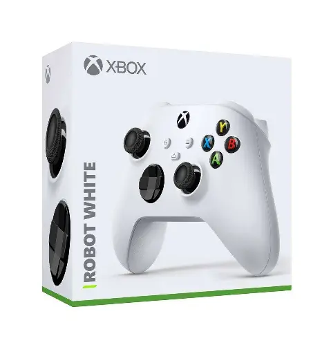 Xbox Wireless Gaming Controller – Robot White – Play on Xbox, Windows, Android, iOS, FireTV Sticks,