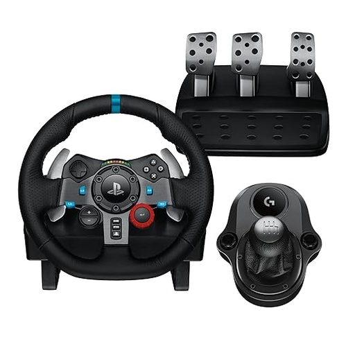 TIMOM-Logitech-G29 SE-Driving FORCE-RACING WHEEL, PEDALS AND SHIFTER- FOR PS5-PS4-PS3-PC imagen principal