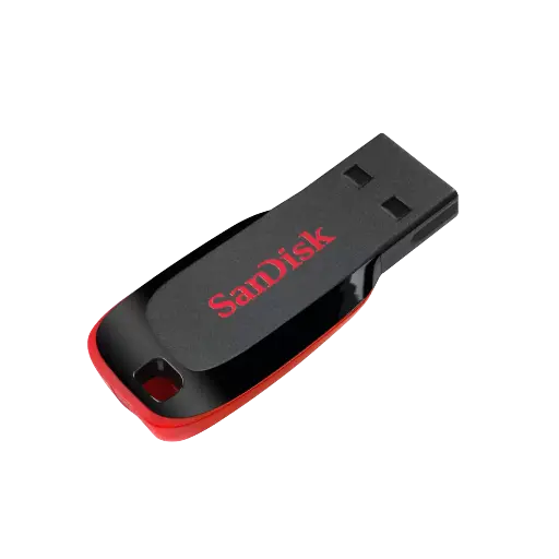 SanDisk SDCZ50C16GB35W 16GB Cruzer Blade USB 2.0 Flash Drive, externo, portátil -