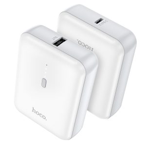 Power Bank J96 HOCO Strider 5000mAh – Batería Portátil Compacta Blanco / White imagen principal