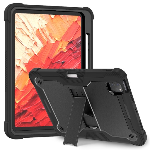 Cover Tipo Otter 360° para iPad Pro 11 – Funda Protectora Resistente (NEGRO) - Colores: NEGRO