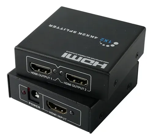 4K HDMI Splitter 1 in 2 out- Ultra HD 1x2 Video Distributor v1