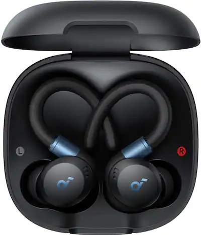 Soundcore Sport X20 True Wireless Earbuds, Adaptive ANC, IP68 Waterproof, FlexFit Ear Hooks, 48H Playtime