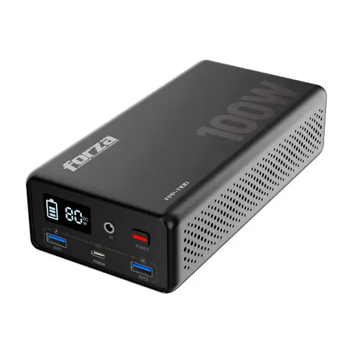Estación de Energía Portátil Forza Titan 100W con Salida AC - Batería Externa para Laptop y Viajes