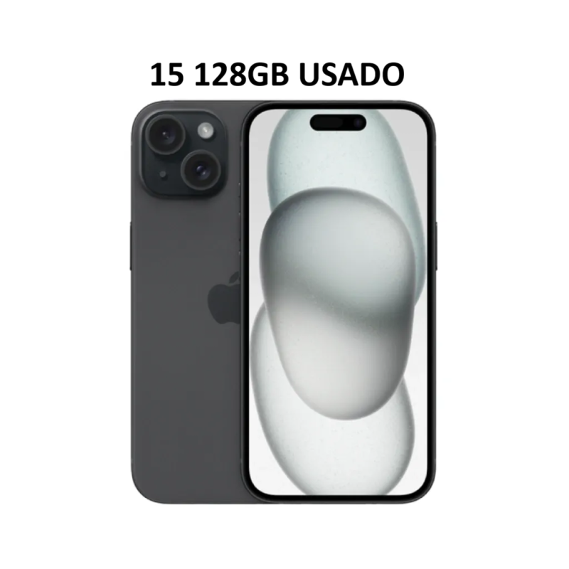 Apple iPhone 15 128GB eSIM Negro Usado