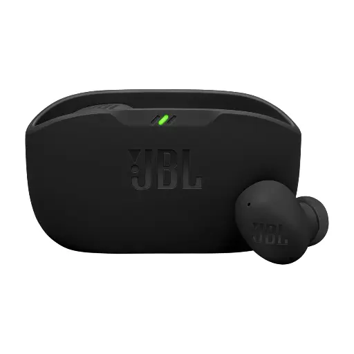 Audífonos Bluetooth JBL Vibe Buds 2 con Cancelación Activa de Ruido (ANC) (NEGRO) - Colores: NEGRO