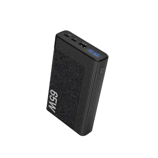 Klip Xtreme - Power bank - 65 Watt - 24 pin USB-C - 4 pin USB Type A / 24 pin USB-C - Lithium polymer - Para Universal
