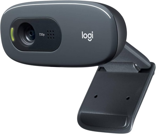 Cámara Web Logitech C270 HD 720p con Micrófono Reductor de Ruido para Videollamadas