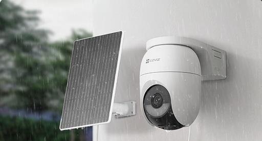 Cámara de Seguridad Exterior EZVIZ CB8 Lite 2K con Panel Solar - Inalámbrica,