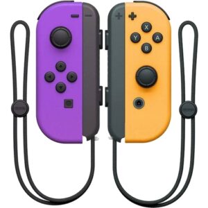 Controles Joy-Con para Nintendo Switch - Par Inalámbrico Original Morado/Naranja