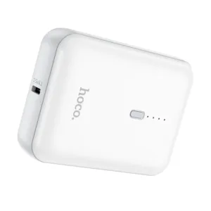 Power Bank J96 HOCO Strider 5000mAh - Batería Portátil Compacta Blanco / White