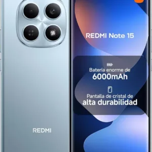 Xiaomi Redmi Note 15 128GB + 6GB RAM Azul - Smartphone con Pantalla AMOLED 120Hz, Cámara de Alta Resolución y Batería de Carga Rápida