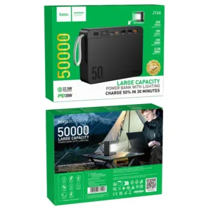Power Bank J166 HOCO 50000mAh 22.5W + PD20W - Batería Portátil con Carga Rápida