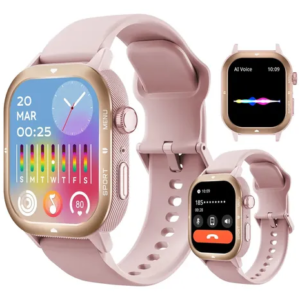 Smartwatch Cubot U1 Rosa - Reloj Inteligente con Llamadas Bluetooth, Monitoreo de Salud y Más de 100 Modos Deportivos