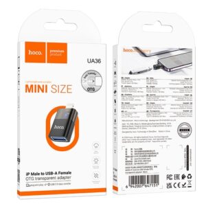 Adaptador HOCO UA36 OTG iP a USB