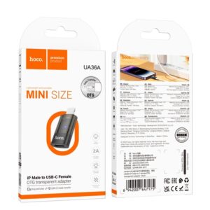 Adaptador HOCO UA36A OTG iP a C