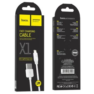 cable hoco X1 usb a lightning iphone