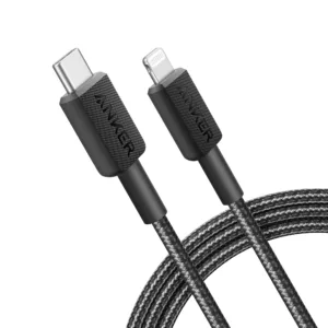 Anker Cable Conector 322 USB-C a Lightning - Trenzado de 6 Pies, black