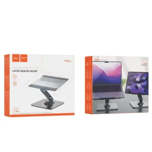 Soporte para Laptop PH52 Plus HOCO Might Metálico Giratorio - Base Ajustable para Notebook