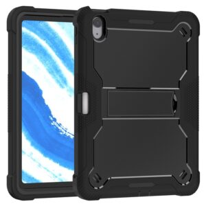 Funda Tipo Otter 360° para iPad Air 11 M2 (AIR 4/AIR5 AIR6) - Negro Cover Protector Antigolpes Ultra Resistente con Soporte