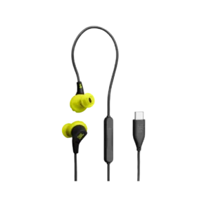 Audífonos Deportivos In-Ear JBL Endurance RUN 3C USB-C con Micrófono, Color Negro/Amarillo
