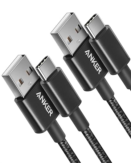 [ODOO-4457] Anker Cable de USB a USB C, cable de carga de USB A a USB C negro