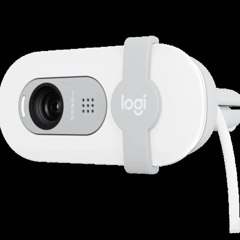 [Brio100] Cámara Web Logitech BRIO 100 Full HD 1080p con Tapa de Privacidad y Micrófono Integrado