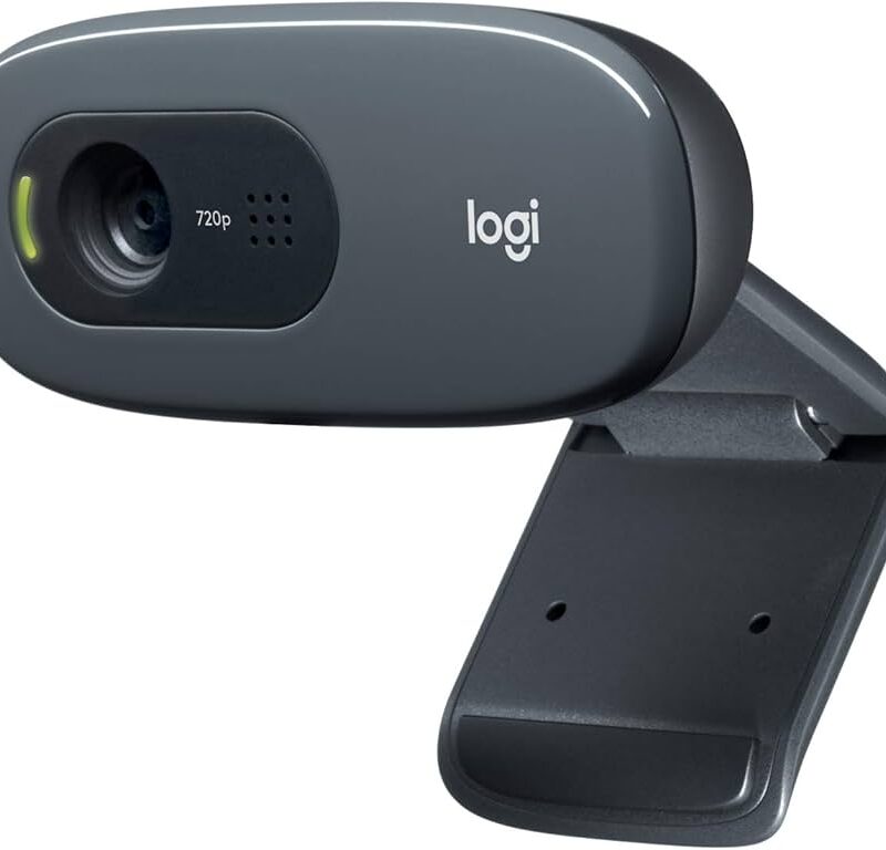 [c270] Cámara Web Logitech C270 HD 720p con Micrófono Reductor de Ruido para Videollamadas