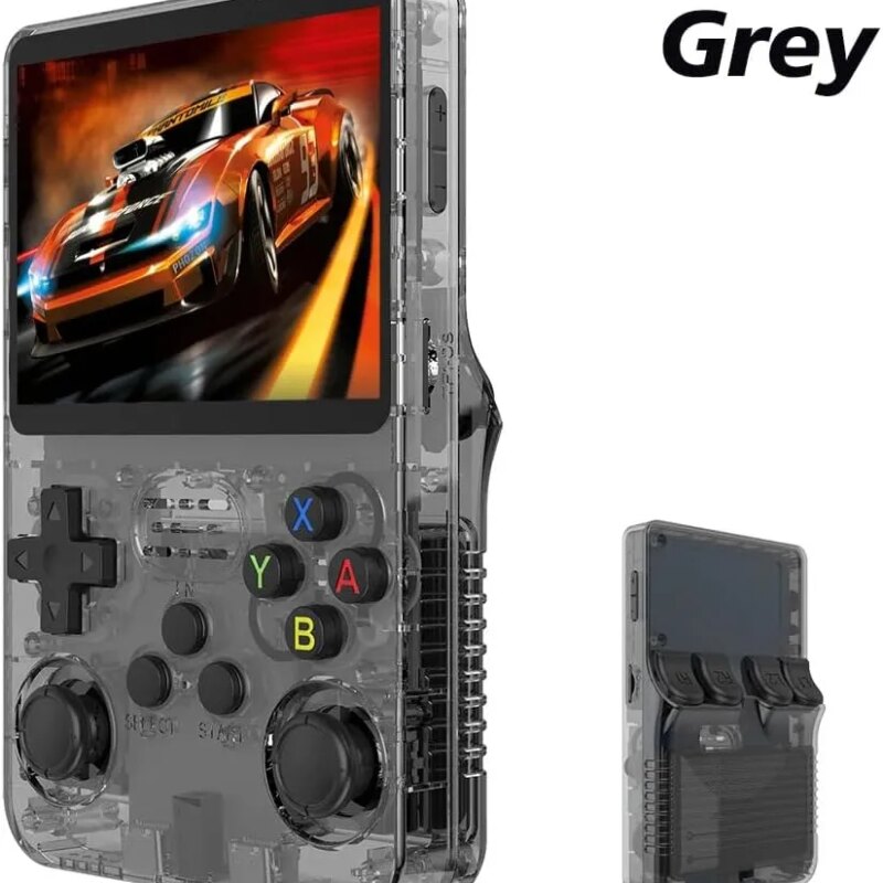 [R36S-64GB-black] Consola Retro R36S 64 GB | +15,000 Juegos | Emulador Portátil PSP/N64/PS1/GBA | Panamá