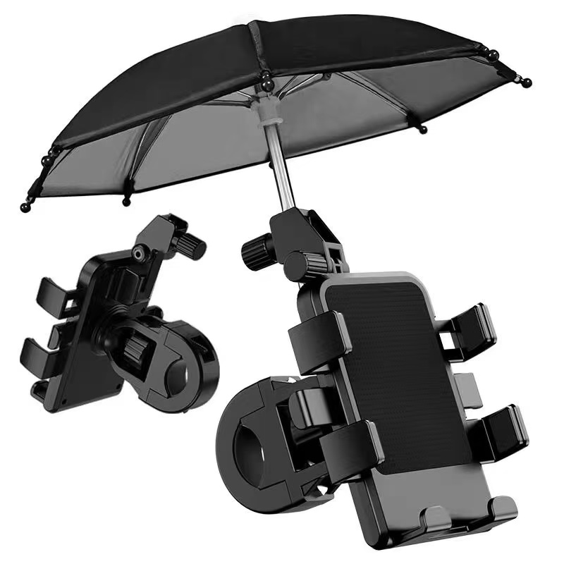 [ZX-Y66] Holder de moto con sombrilla ZX-Y66, Soporte de moto para celular.