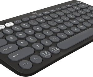 Logitech Pebble Keys 2 K380 Tonal Graphite Spanish Layout