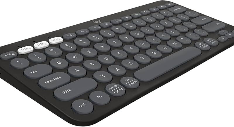 [k380s] Logitech Pebble Keys 2 K380 Tonal Graphite Spanish Layout