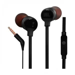 Audífonos Alámbricos JBL Tune 110 Negros | Sonido Pure Bass con Micrófono