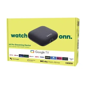 Onn Google TV 4K Pro Streaming