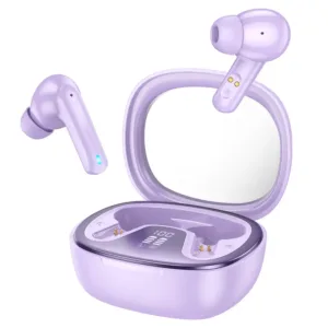 Audífonos Hoco Inalámbricos EQ6 Morado True Wireless Bluetooth - Cascos TWS con Estuche de Carga