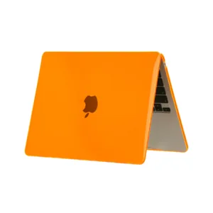 Funda Protectora para MacBook - Case Cover Transparente Antigolpes Compatible con Todos los Modelos Air y Pro - NARANJA, Pro16.2 2026 M5 /A3428/A3429 M4/A3403/A3186 2023 M3/A2991 M2/A2780 2021 M1/A2485