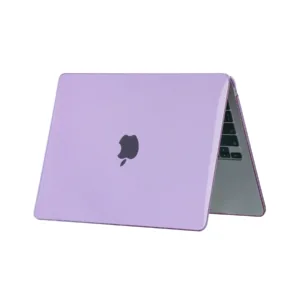 Funda Protectora para MacBook - Case Cover Transparente Antigolpes Compatible con Todos los Modelos Air y Pro - LILA, A1932/A2179/A2337