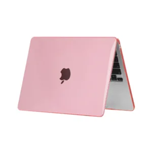 Funda Protectora para MacBook - Case Cover Transparente Antigolpes Compatible con Todos los Modelos Air y Pro - ROSADO, 15 Air A2941 M2 2023 /A3114 M3 2024/ A3241/A3448