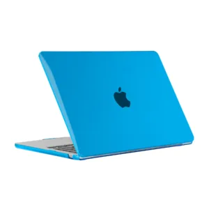 Funda Protectora para MacBook - Case Cover Transparente Antigolpes Compatible con Todos los Modelos Air y Pro - CELESTE, A1466/A1369