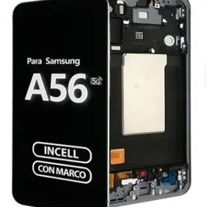 Pantalla Samsung Galaxy A56 Incell Con Marco Negro Hunluv - Incluye Instalación